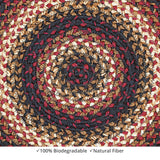 homespice decor jute braided prescott black rug