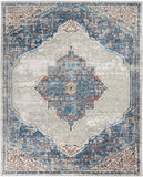 nourison quarry qua12 blue grey rug