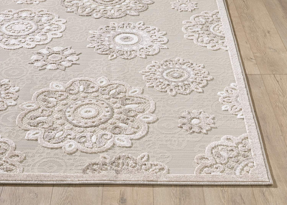 kas oriental calla 6933 taupe rug