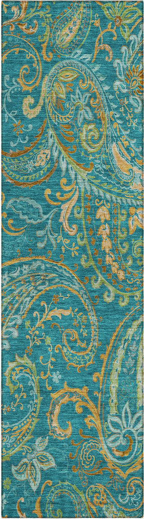 addison chantille acn533 teal rug