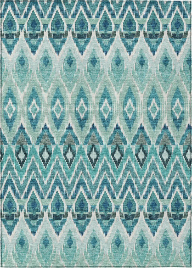 addison chantille acn617 teal rug