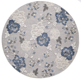 kas oriental calla 6938 grey rug