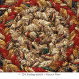homespice decor jute braided kingston beige rug