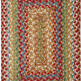 homespice decor jute braided azalea red rug