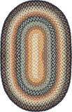 homespice decor cotton braided cocoa bean black rug