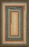 homespice decor cotton braided cocoa bean black rug