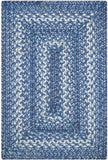 homespice decor jute braided denim blue rug