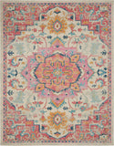nourison passion psn25 ivory pink rug