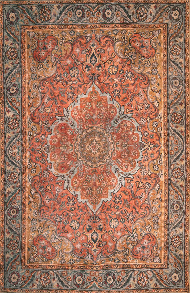 kas oriental london 4806 rust rug