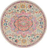nourison passion psn25 ivory pink rug