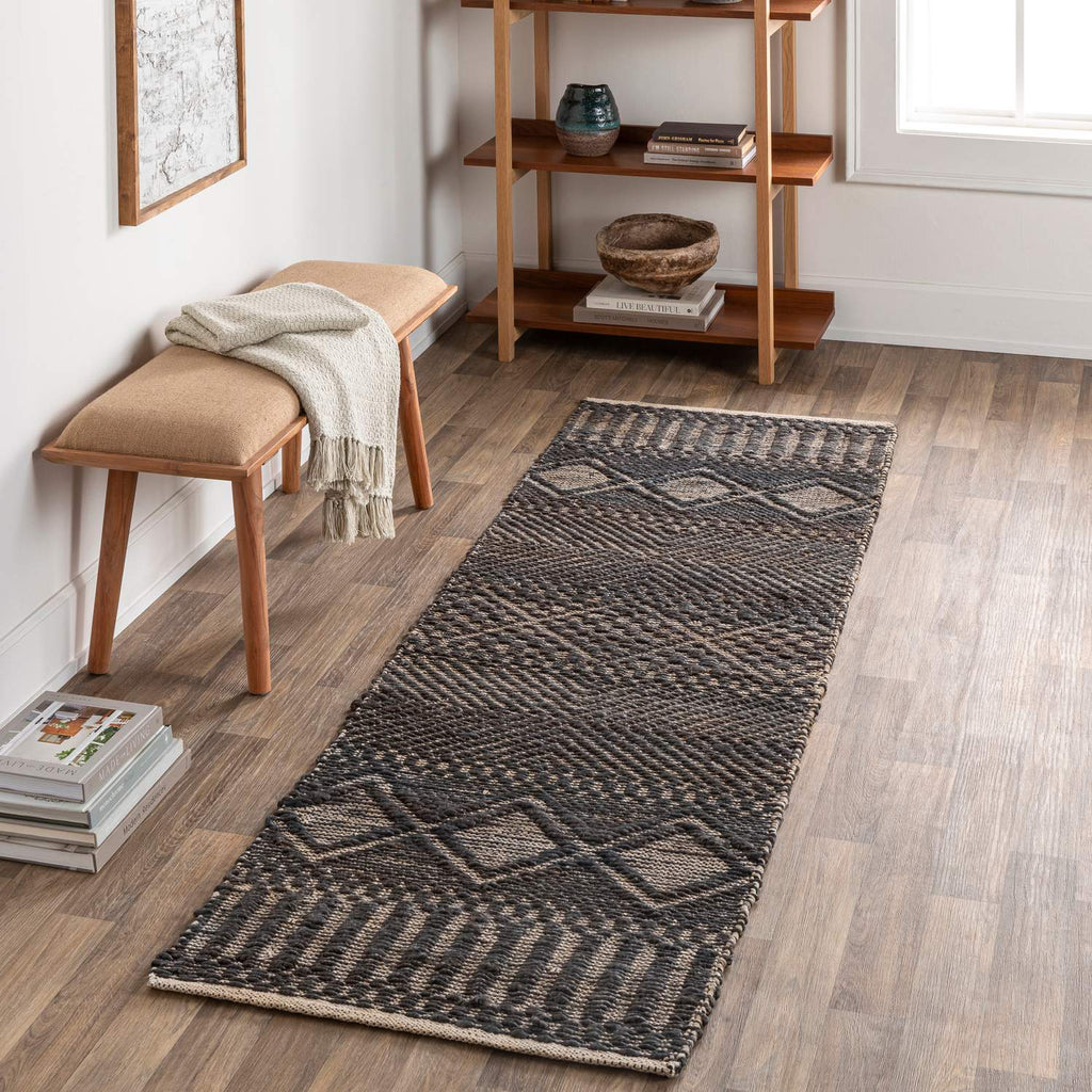 surya santa barbara sbb 2309 charcoal rug