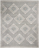 nourison quarry qua16 grey ivory blue rug