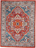 nourison passion psn33 red multi colored rug