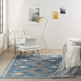 nourison quarry qua14 blue rug