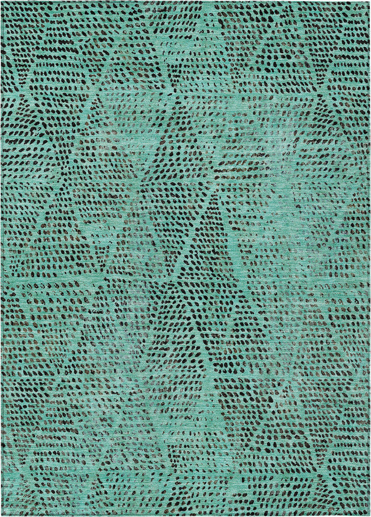 addison chantille acn591 teal rug