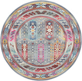 nourison vintage kashan vka06 grey multi rug