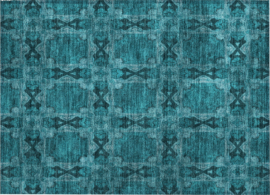 addison chantille acn564 teal rug