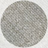 homespice decor ultra durable braided slate light grey rug