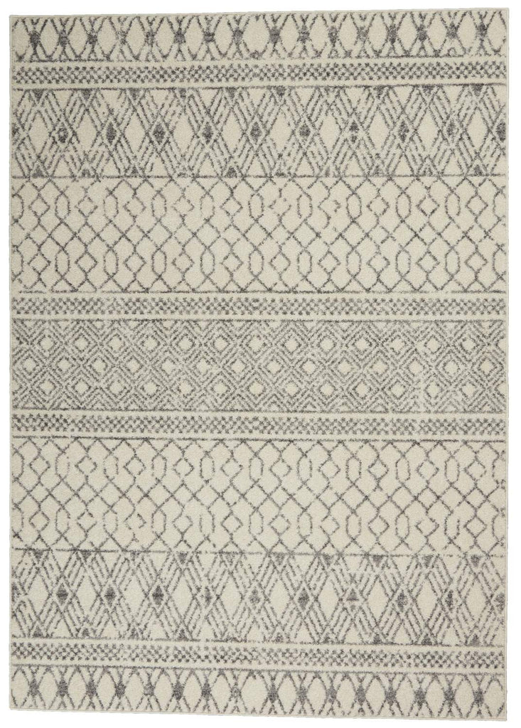 nourison passion psn43 ivory grey rug