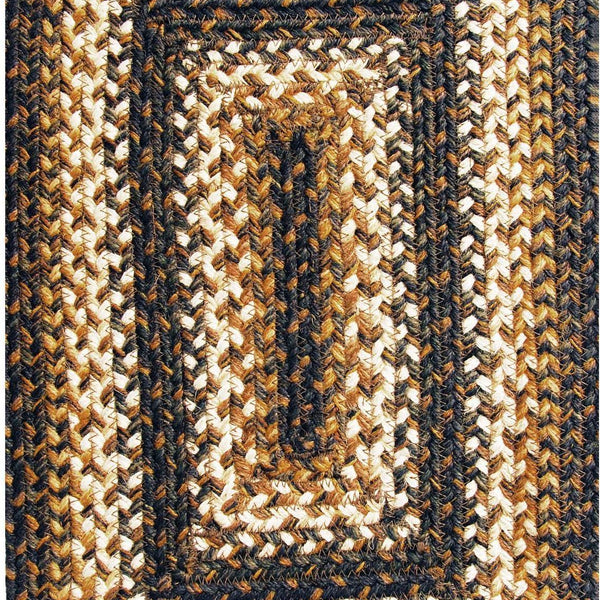 homespice decor jute braided kilimanjaro brown rug
