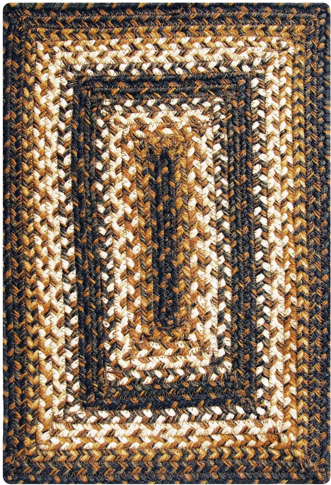 homespice decor jute braided kilimanjaro brown rug