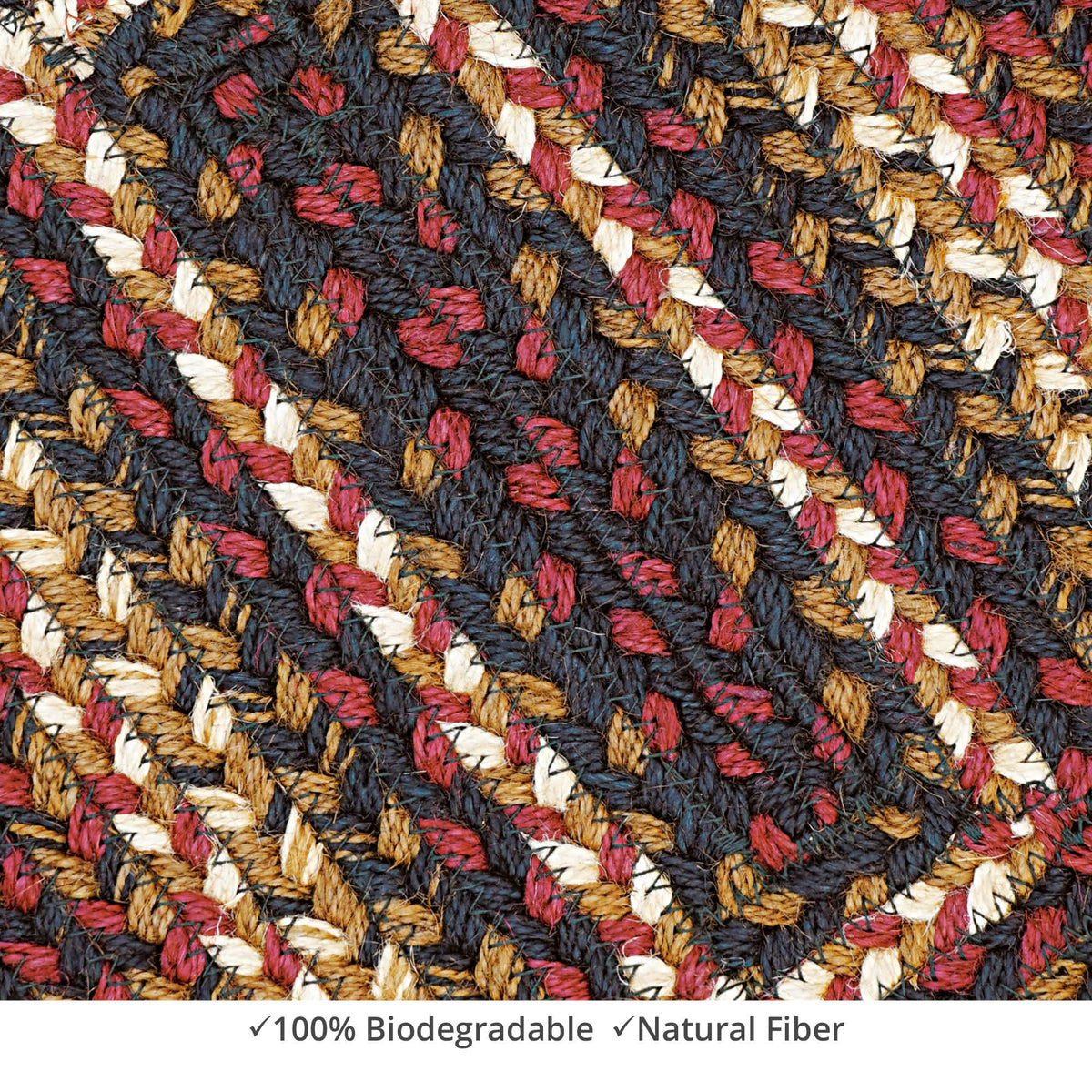 homespice decor jute braided prescott black rug