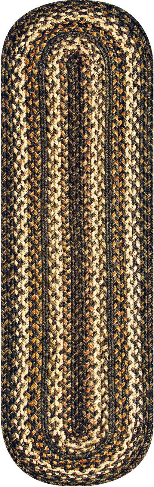 homespice decor jute braided kilimanjaro brown rug