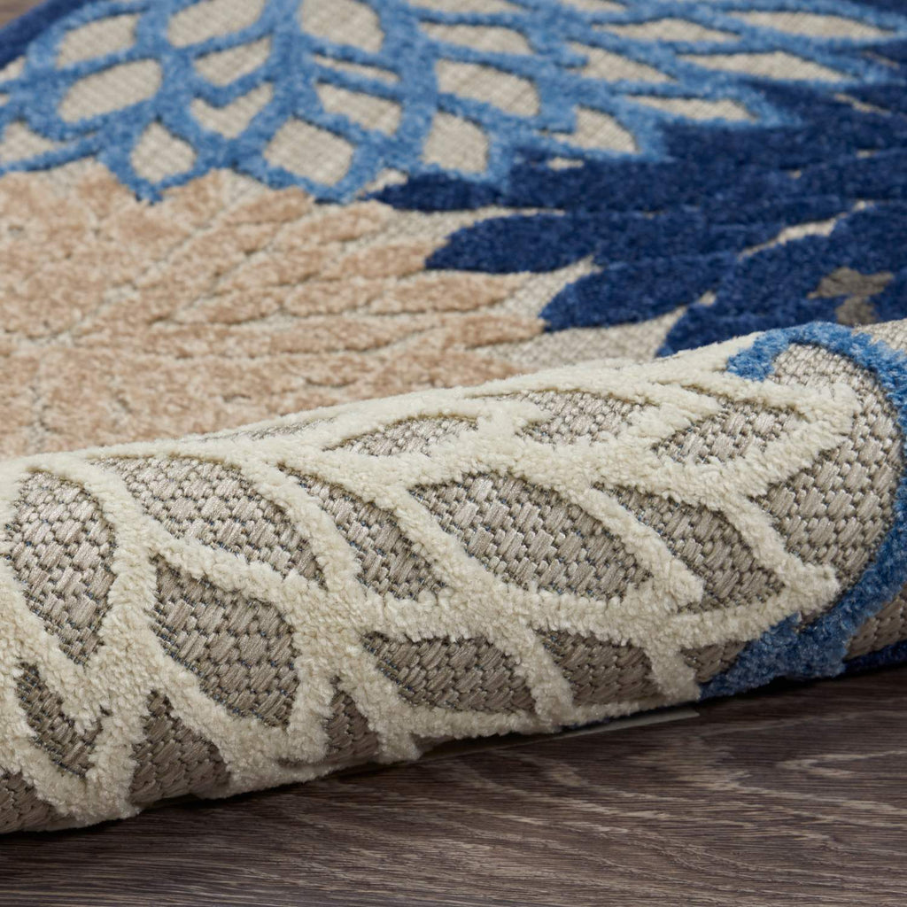 nourison aloha alh05 blue multicolor rug