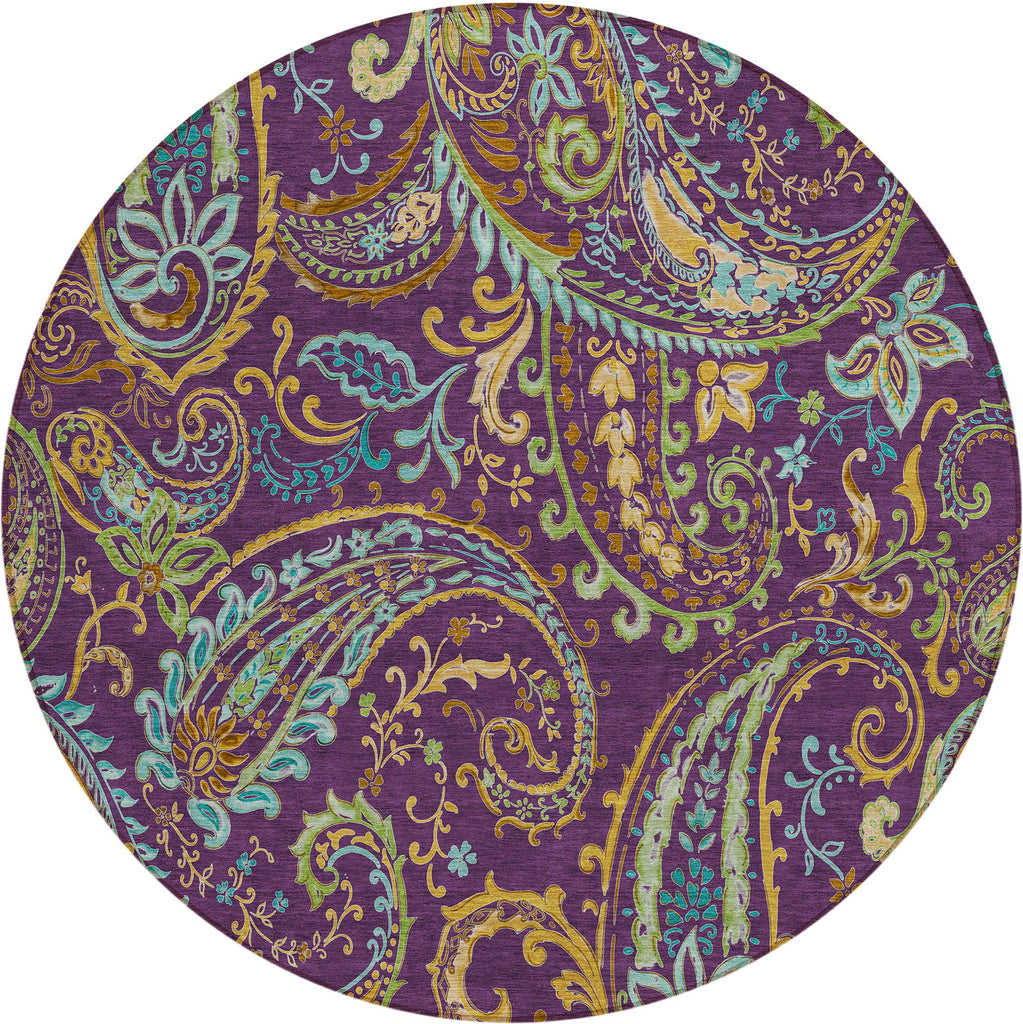 addison chantille acn533 purple rug