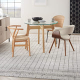 nourison quarry qua13 ivory grey rug