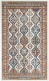 nourison quarry qua15 ivory multi rug