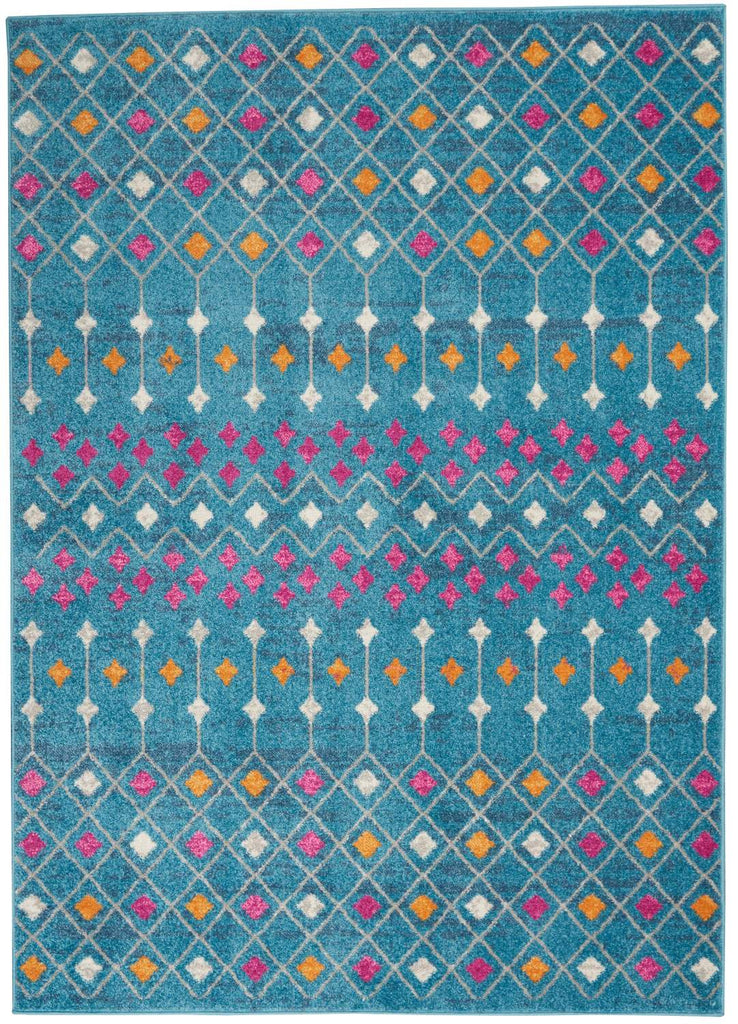 nourison passion psn45 blue multicolor rug