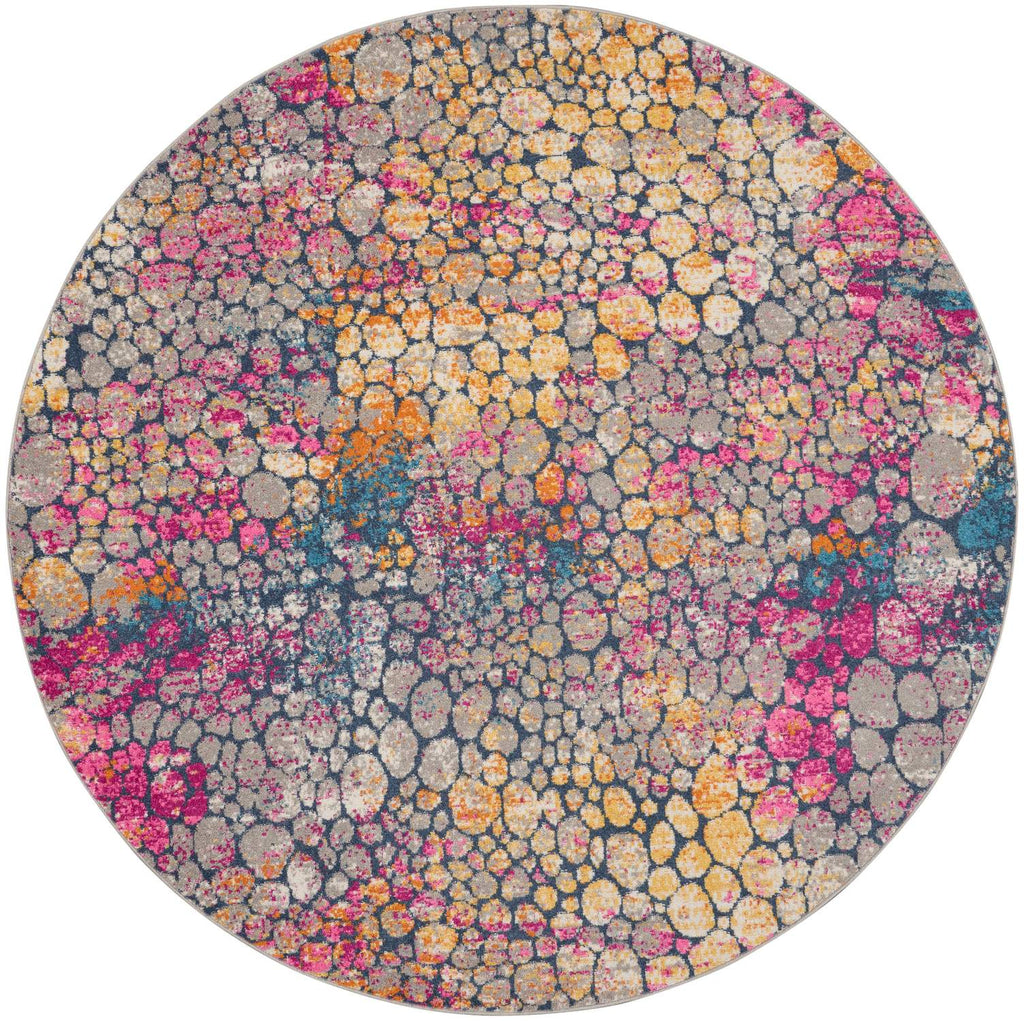 nourison passion psn34 yellow multi rug