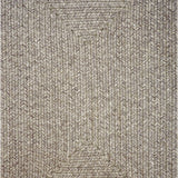 homespice decor ultra durable braided slate light grey rug