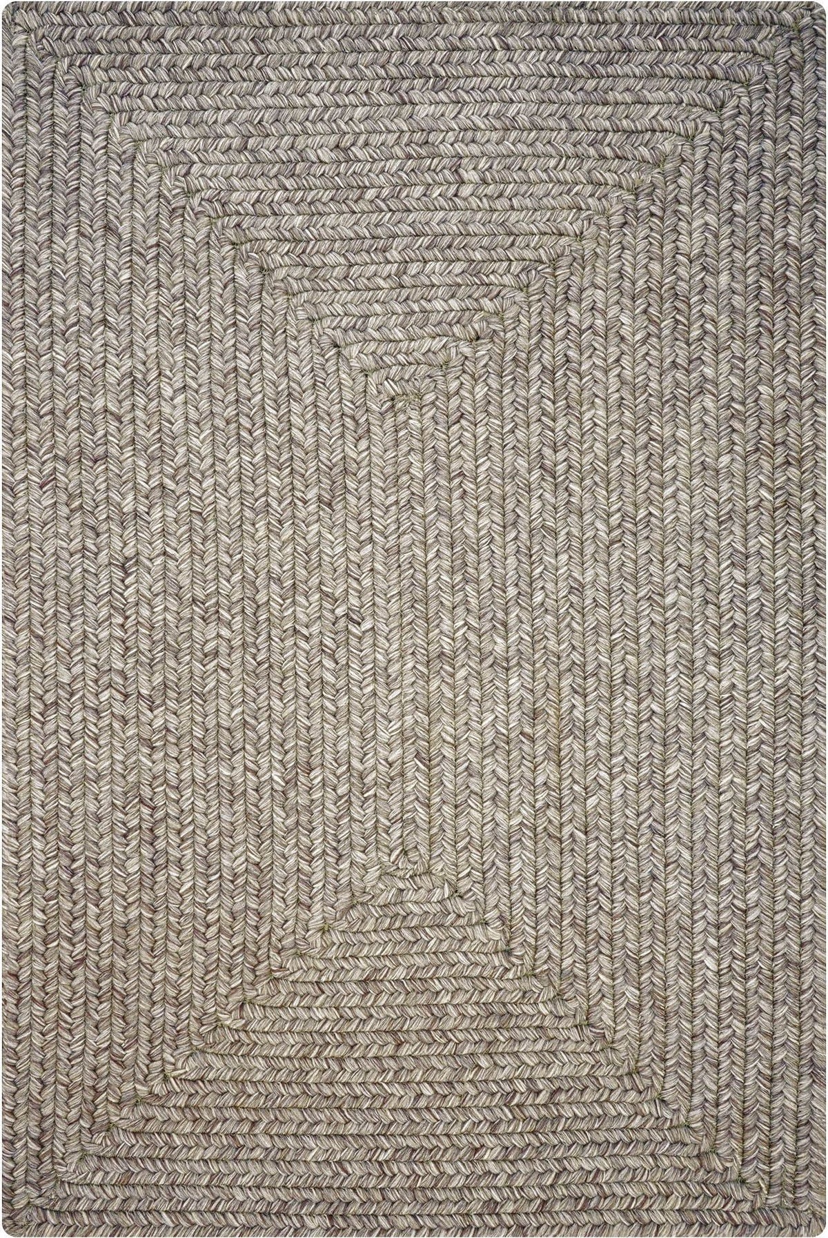homespice decor ultra durable braided slate light grey rug