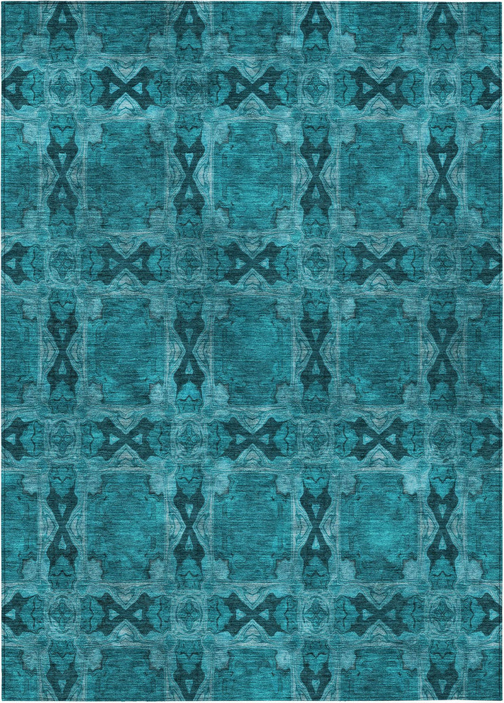 addison chantille acn564 teal rug