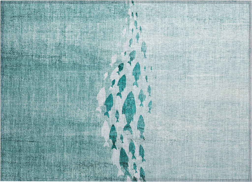addison chantille acn627 teal rug