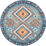 nourison passion psn47 blue multicolor rug