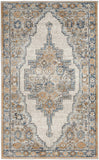 nourison quarry qua09 grey light blue rug