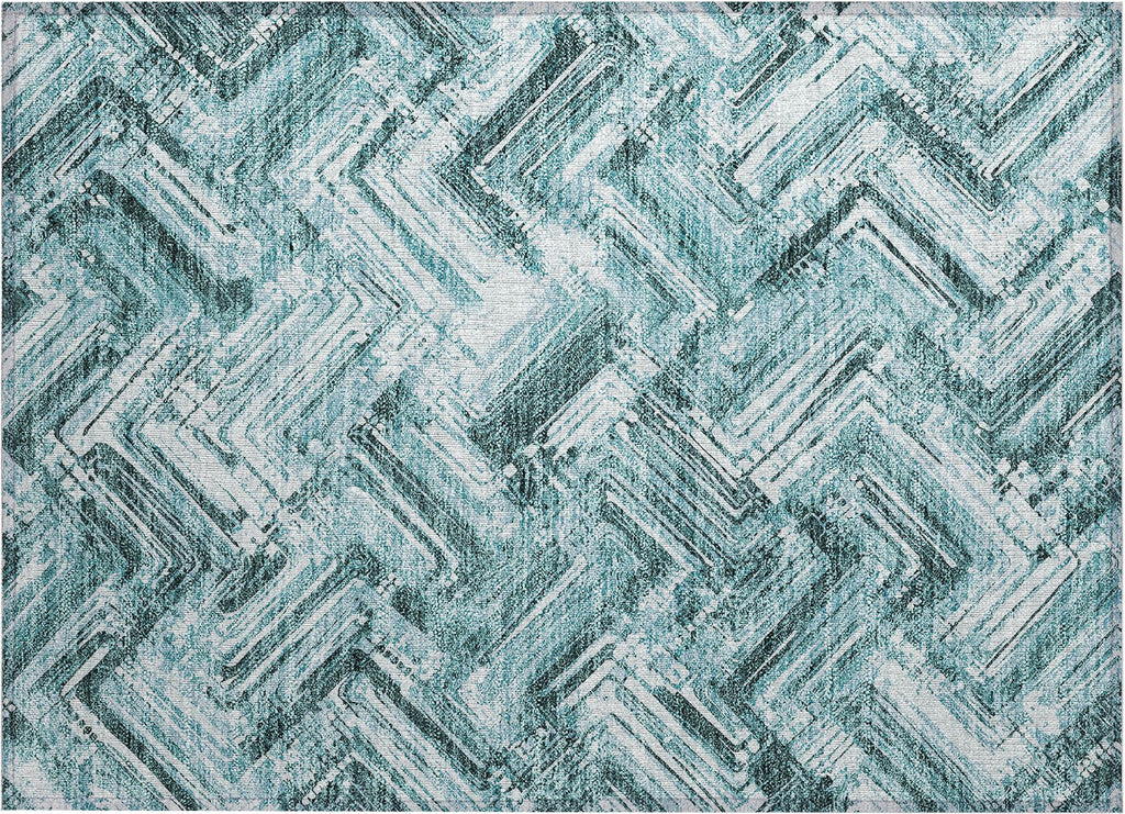 addison chantille acn630 teal rug