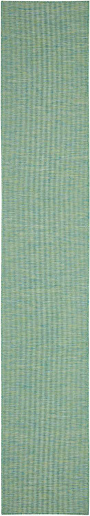 nourison positano pos01 blue green rug