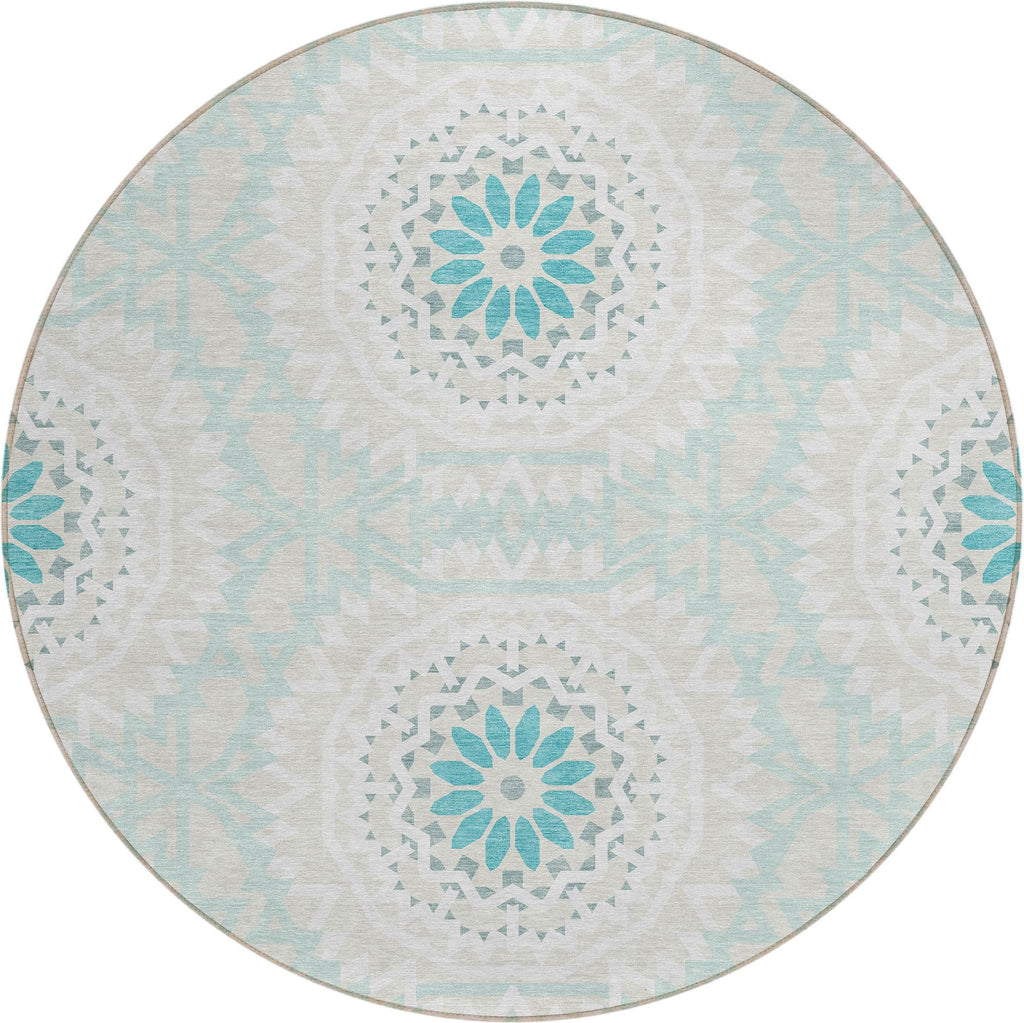 addison chantille acn619 teal rug