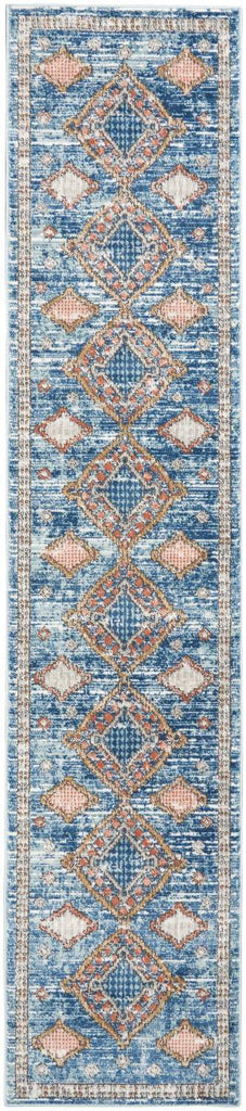 nourison quarry qua14 blue rug