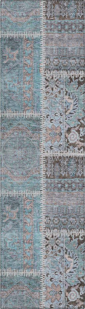 addison chantille acn635 teal rug