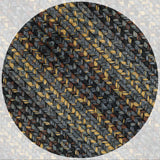 homespice decor ultra durable braided forest black rug