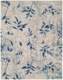 nourison river flow rfv03 beige navy rug