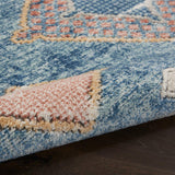 nourison quarry qua14 blue rug