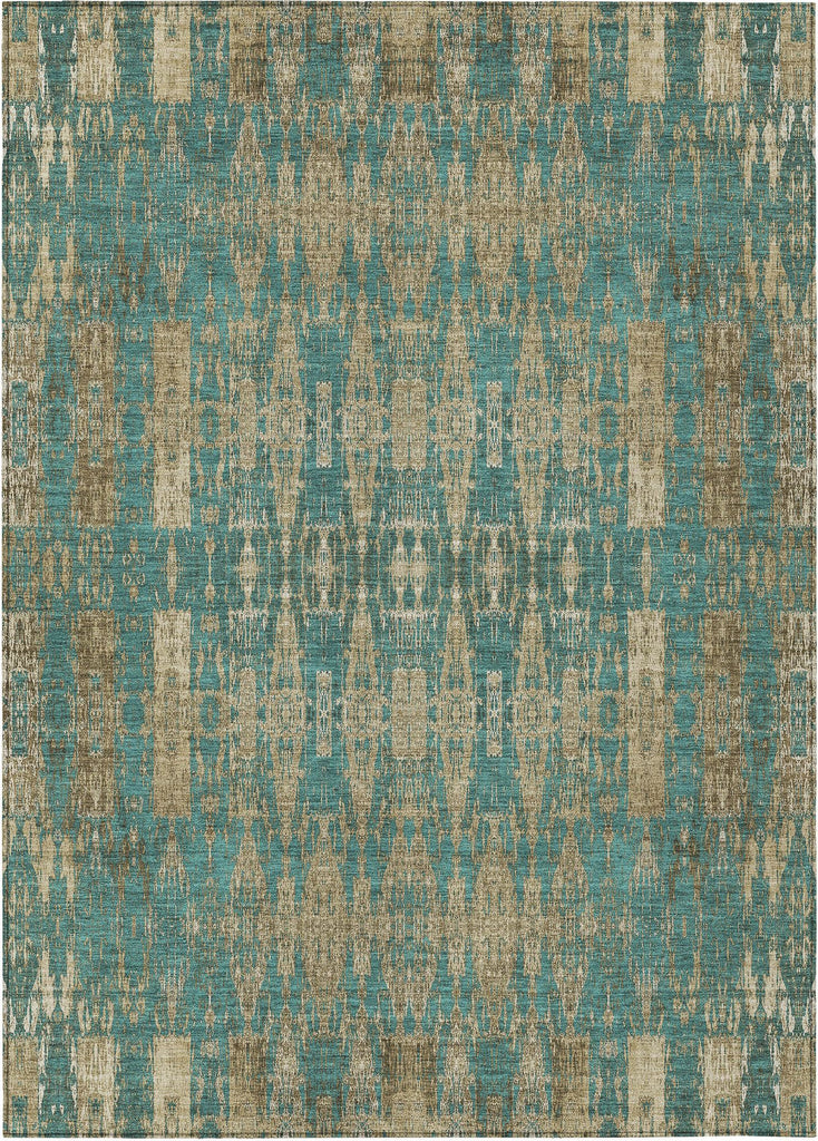 addison chantille acn580 teal rug