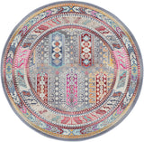 nourison vintage kashan vka06 grey multi rug