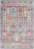 nourison vintage kashan vka06 grey multi rug